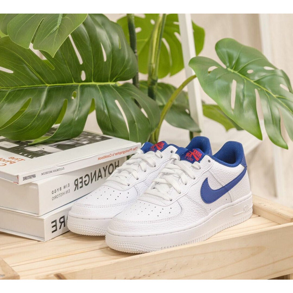 NEW Nike Air Force 1 Low GS White Deep Royal CT3839 101 - SIZE 4.5Y / 6 WOMENS main image 10